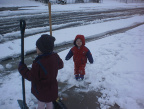 snow shoveling